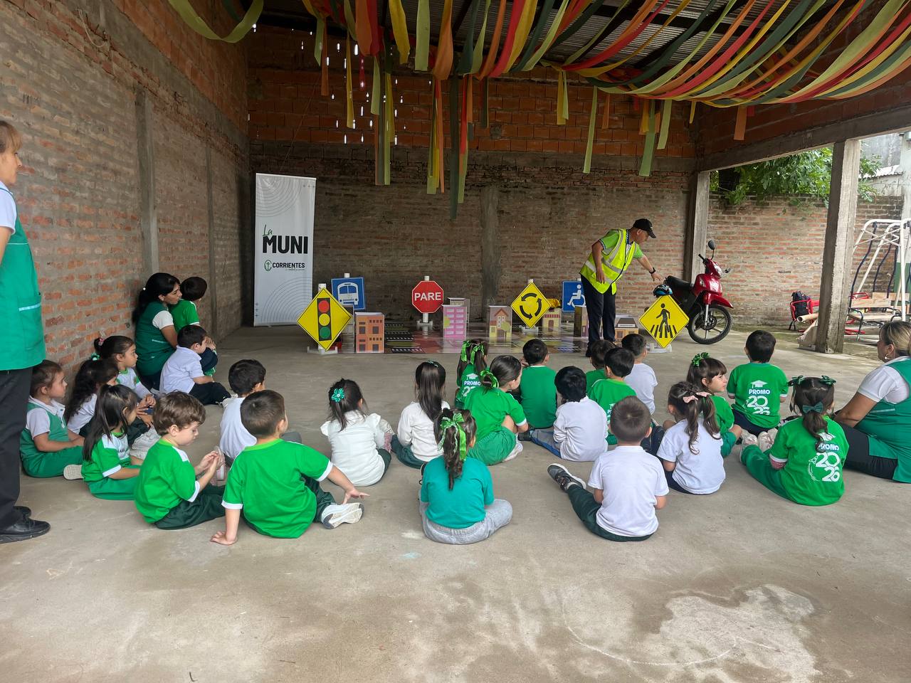 Comenzó el programa “Educando a PequeñosCiudadanos Viales” en el CDI del barrio Anahí