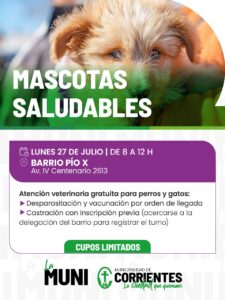 La Muni en tu Barrio retoma su recorrido en el barrio Cremonte con servicios gratuitos.
